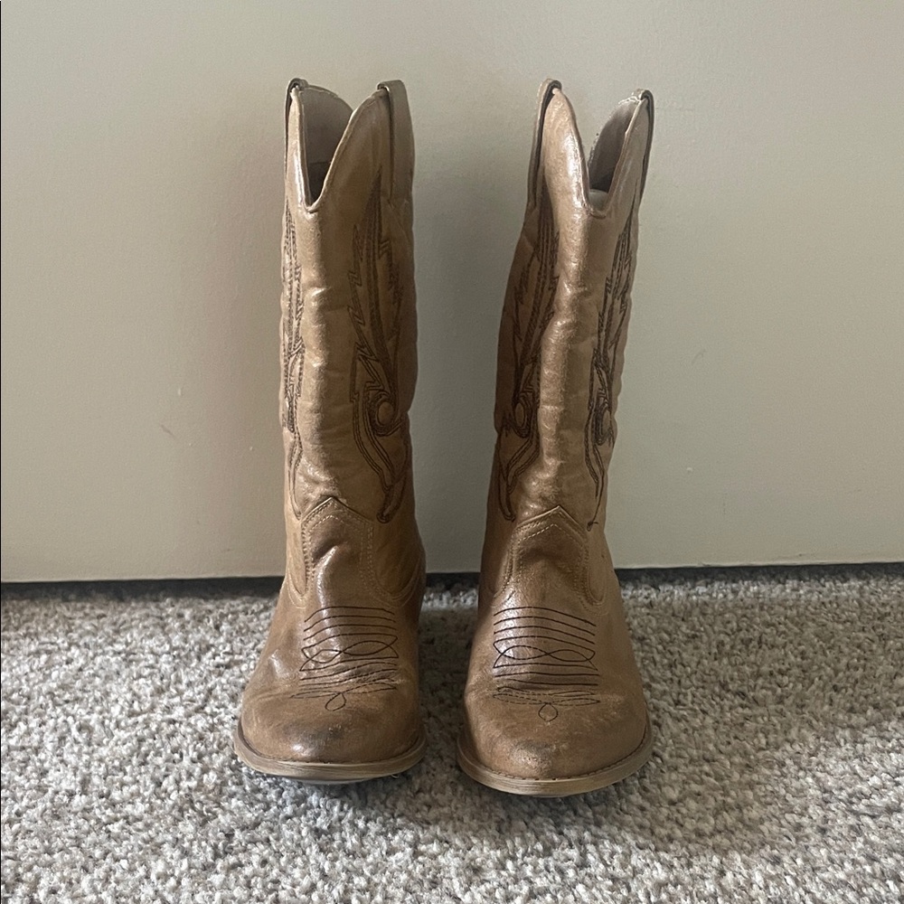 Brown Western Cowboy Boots